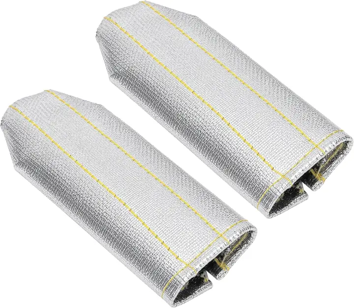 2-Pack Aluminum Welding Finger Guards — Heat-Resistant 2 x 4.3 in