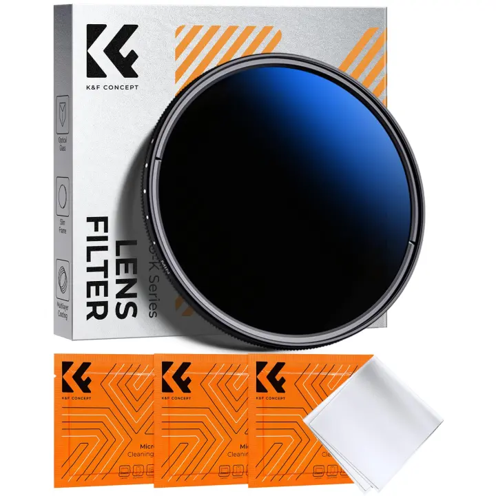 67mm Variable ND Lens Filter (ND2–ND400) — Ultra‑Slim Adjustable ND